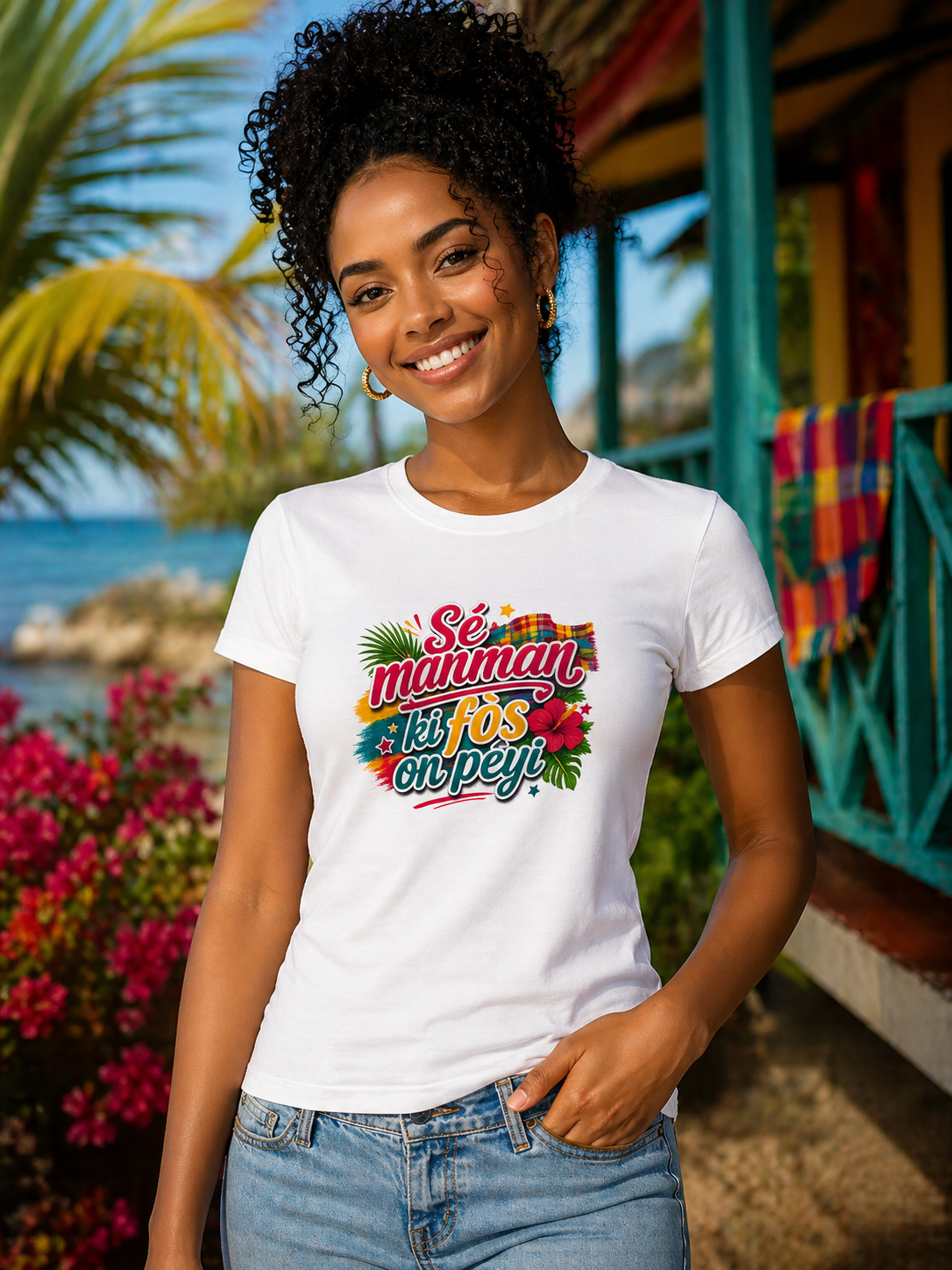 T-shirt Sé Manman IGS Custom Bar Guadeloupe